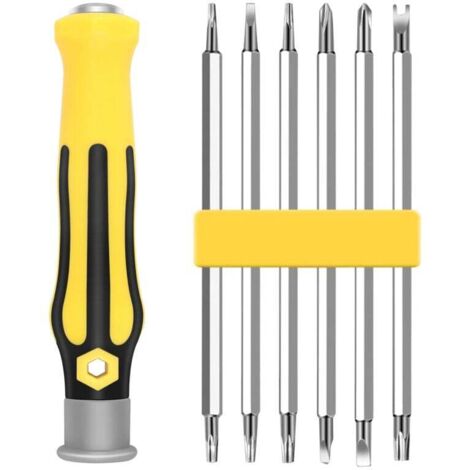 Tournevis Multifonction 12 en 1 Double Tête Torx Forme Spéciale Usage Domestique