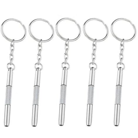 Tournevis multifonction portable pour lunettes, montre et téléphone portable (outil de réparation trois-en-un).