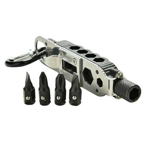 Tournevis Multifonctionnel Outil De Tournevis De Poche Portable avec Lumière LED