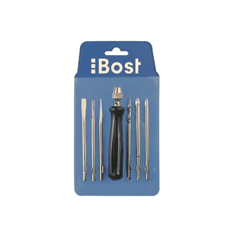 Bost - Cacciavite multilama + custodia per 4 lame 674050