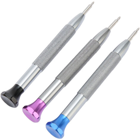 Tournevis Oscillant Acier Inox pour Réparation Montre 3235 - Kit Outil de Précision