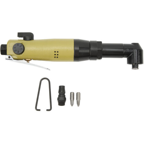 Tournevis pneumatique à entrée 1/4 po avec embouts, tournevis pneumatique à impact coudé 0,5 à 0,7 mpa 8 500 tr/min