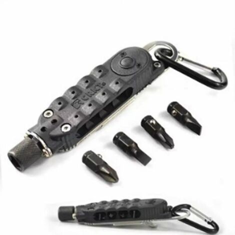 Tournevis polyvalent. Mini outil combiné multifonction portable.