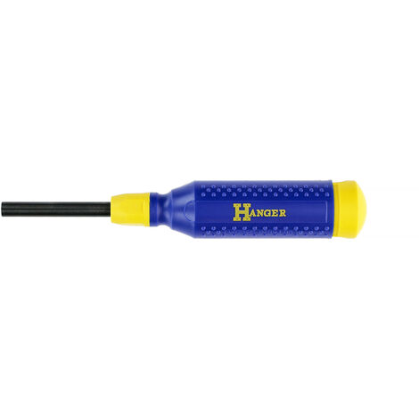 Tournevis porte-embouts réversibles Megapro – Tige en acier qualité supérieure – Longueur embout 50 mm – Magasin rétractable pour 7 embouts – Serrurerie-Boutique