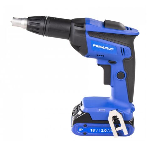 Tournevis pour cloison sèche RawlPlug R-PDS18-M2A 18 V 2x2 0 Ah accu.