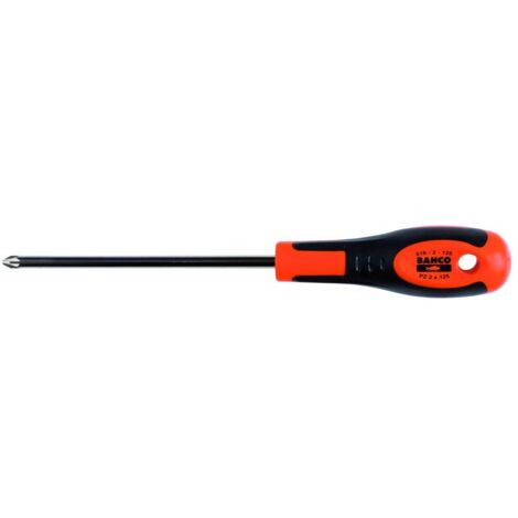 Tournevis Pozidriv bouche bimatière manche rond tige Pz0X075 616 Bahco 616-0-75