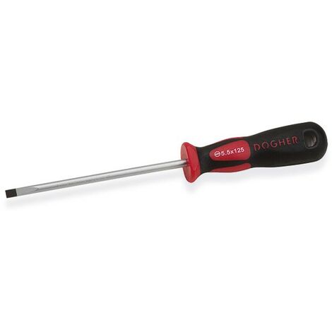 Tournevis professionnel CrMo, avec bouche droite, 2,5x75 mm  DOGHER 331-025-075