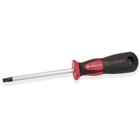 Tournevis professionnel CrMo, hexagone 8x150 mm  DOGHER 342-HR080-150
