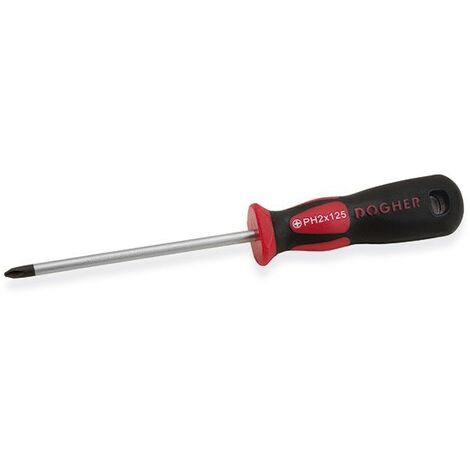 Tournevis professionnel CrMo, PH0x75 mm DOGHER 334-PH0-075