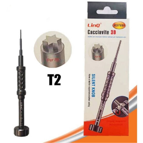 Tournevis Professionnel Torx 3d T2 Réparation De Téléphone Portable Bst898-t2