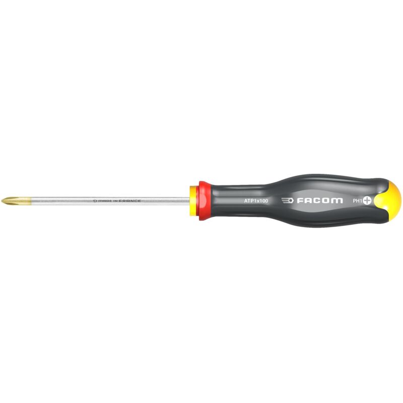 Tournevis Protwist® PH1 4 5x100mm longueur totale 209mm FACOM ATP1X100 - vue 3