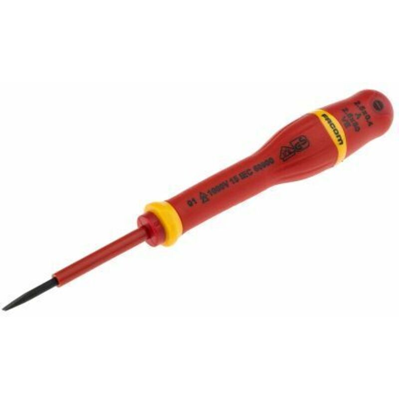 Tournevis Protwist Elec 3.5X75 1000V AT3.5X75VE - Ce produit de marque est neuf. - Facom