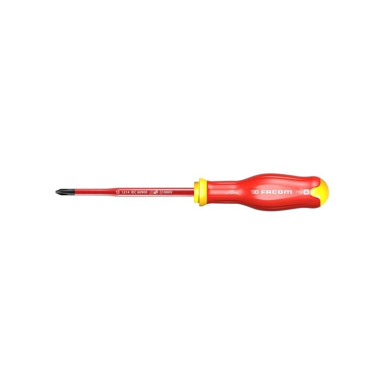 Tournevis protwist® Phillips® isolé 1000 Volts sl atp PH2 x 125 mm Facom