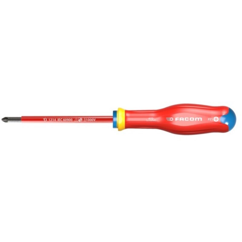 Tournevis isolé FACOM ProTwist Pozidriv 8 x 150mm ATD3X150VE - vue 2