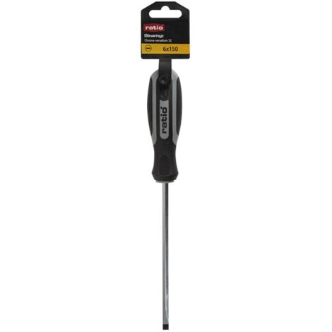 Tournevis Ratio embout droit électricien série Dinamyc Pro - talla 1,2 x 6 x 150 mm.