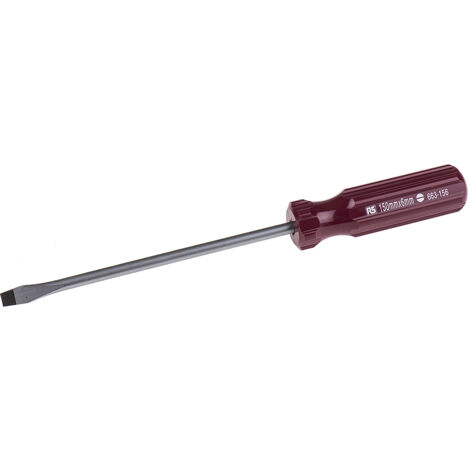 Tournevis RS Pro, 6", Pointe Evasé pour des vis 1/4'' Standard ( Prix pour 1 )