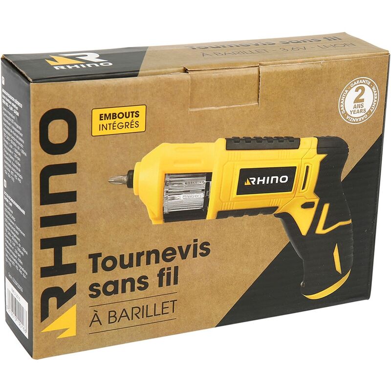 Rhino - tournevis sans fil a barillet