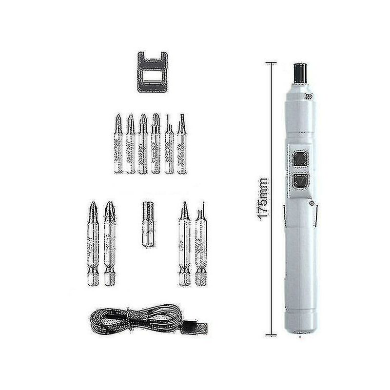 Ahlsen Tournevis sans fil, outils de tournevis 3.6v rechargeables avec