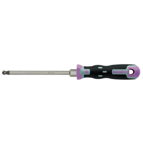 Tournevis Tekno à tête sphérique Hex 2,5x100mm - BAHCO 029.025.100