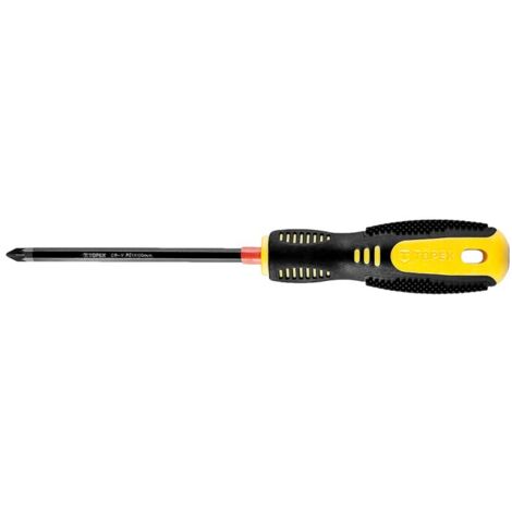 Tournevis Topex 39d830 pointe magnétique manche ergonomique