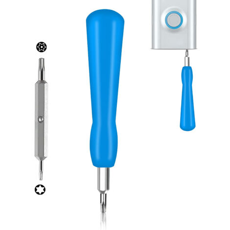 Tournevis Torx - Embout Double T6 T15 En Acier Allié - Pour Remplacement De Batterie De Sonnette Vidéo - Lot De 1