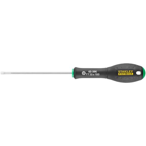 Tournevis torx percé fatmax - Longueur : 100 - Empreinte : T20 - STANLEY