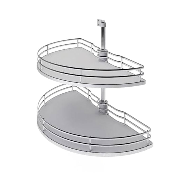 Tourniquet 1/2 lune - Décor : Gris - Diamètre : 660 mm - Largeur de passage mini : 400 mm - Pour caisson de largeur : 800 mm Inoxa Industrie