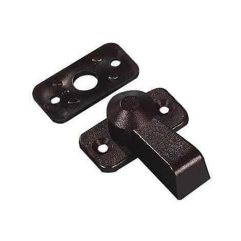 Tourniquet plastique marron avec cale pour caravane et camping-car