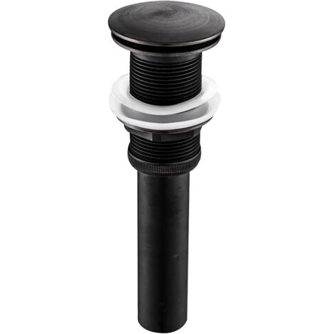tous les laiton noir de Pétrole RUBBED Bronze Retro Design Pop Up Valve de vidage lavabo bonde pour salle de bain douche