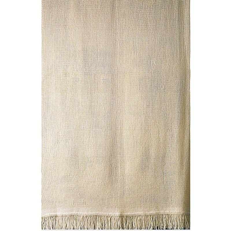 Rideau marseillais tissé Écru (250 x 140 cm)