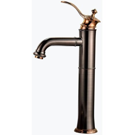 Tout cuivre robinet salle de bain lavabo robinet chaud et froid,long