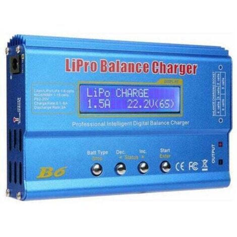 Tout nouveau chargeur de balance de batterie RC Lipo NiMh a ecran LCD iMAX B6 numerique