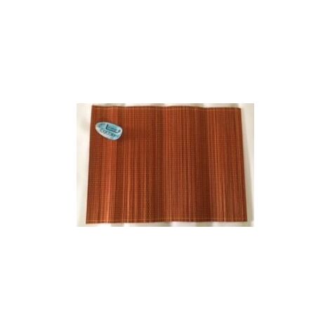 Tovaglia americana in bambu arancio scuro 6 pezzi