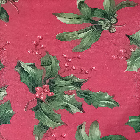 Tovaglia antimacchia natalizia per tavolo quadrato 140x360 da 12 posti decorazioni addobbi di natale casa in festa elegante - decori: decoro 4
