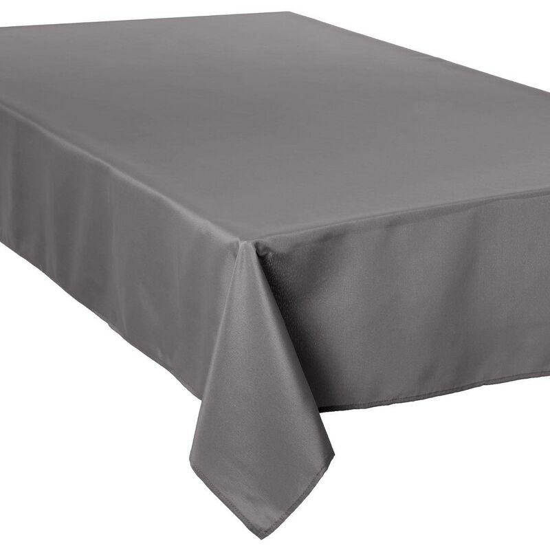 Atmosphera Tovaglia Grigia Antimacchia 150x300cm Cr ateur D'Int rieur