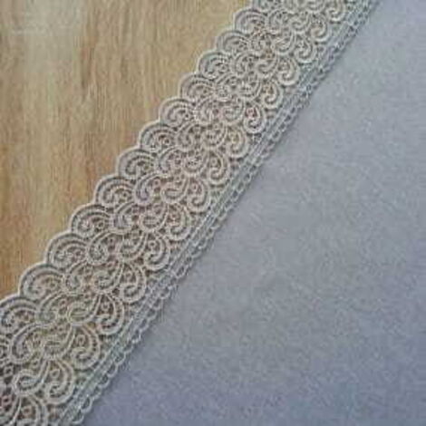 Tovaglia guipure grigio/argento 85x85