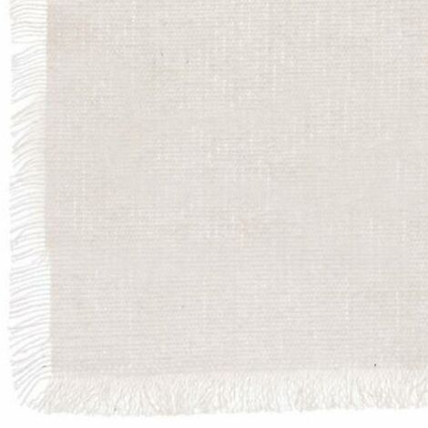 Tovaglia maha in cotone bianco 250x150cm - Atmosphera créateur d'intérieur