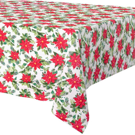 TOVAGLIA NATALIZIA, ANTIMACCHIE, VIGILIA DI NATALE, 220X150 CM