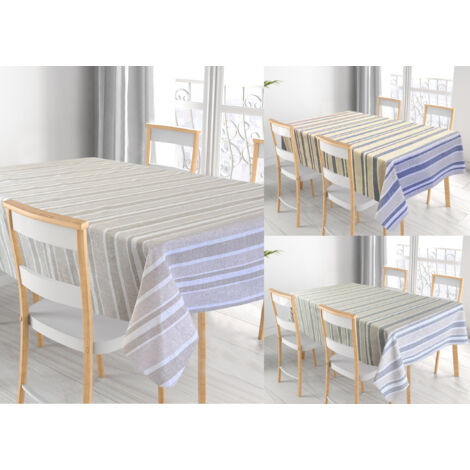 Tovaglia Per Salotto Cucina In Miros Misto Cotone Made In Italy Tela RP, misura90x90coloreBlu