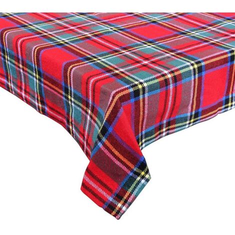 Tovaglia rettangolare 150x300 cm cotone rosso