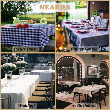 Tovaglia rettangolare in PVC, impermeabile, antimacchia, di facile manutenzione, moderna tovaglia in vinile per tavolo da pranzo, picnic, feste, giardino (piante in vaso, 140x140 cm)