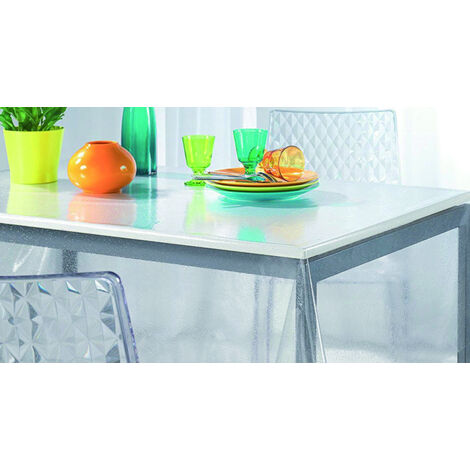 TOVAGLIATO IN PVC CRYSTAL TRASPARENTE 0,10  Rotolo cm.140 (H) x 50 mt (L)