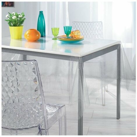 TOVAGLIATO IN PVC CRYSTAL TRASPARENTE 0,20  Rotolo cm.140 (H) x 50 mt (L)