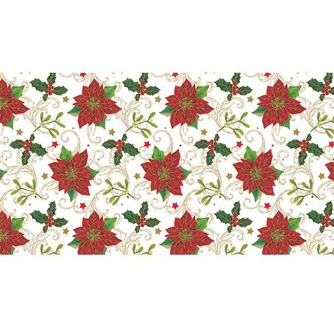 TOVAGLIATO IN PVC FANTASTIK LINEA NATALIZIA 847-3  Rotolo cm.140 (H) x 20 mt (L)