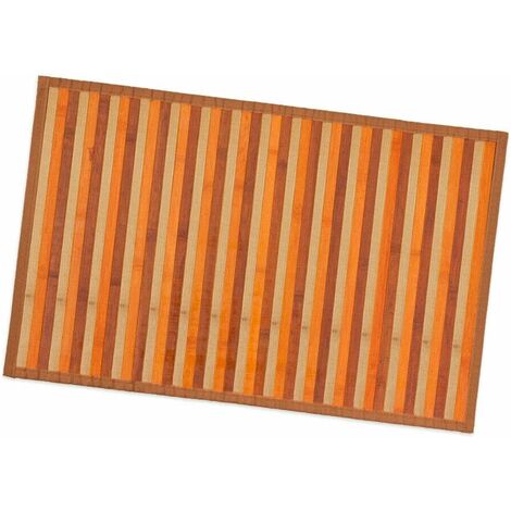 Tovaglietta Americana Bamboo 30x34 cm Antimacchia Colazione Bambù Legno Color Degradè - Beige