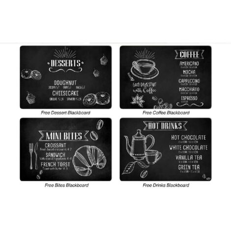 TOVAGLIETTA COLAZIONE 31X45CM KITCHEN BLACKBOARD.