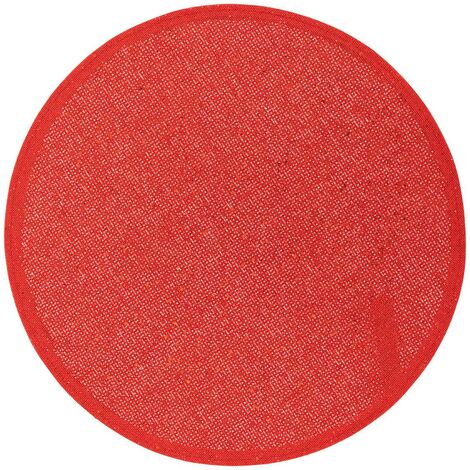 Tovaglietta con lustrini d.38cm in juta rossa - Feeric lights & christmas