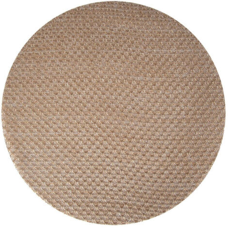 Tovaglietta in PE decorata tonda Ø 38 cm per decorazioni natalizie -Bianco