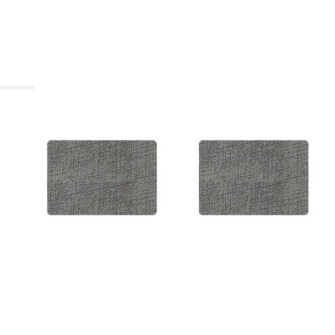 Tovagliette in plastica lavabili: tovagliette double-face, set da 6 (grigio scuro), resistenti al calore e antiscivolo, 43x30 cm