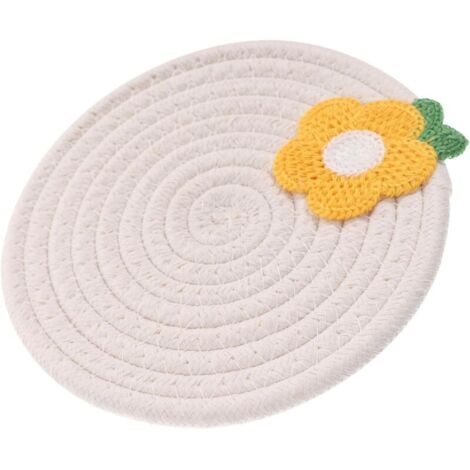 Tovagliette intrecciate, copritavolo, cuscinetti isolanti, cuscini per tavoli da pranzo, sottobicchieri termici, sottobicchieri intrecciati, M